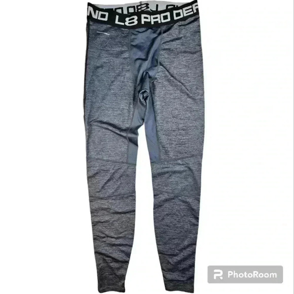 Layer 8 Kwick-Heat Kwick-Dry 11 L8 Defend leggings Indigo print # L64460 M or XL - Picture 1 of 7
